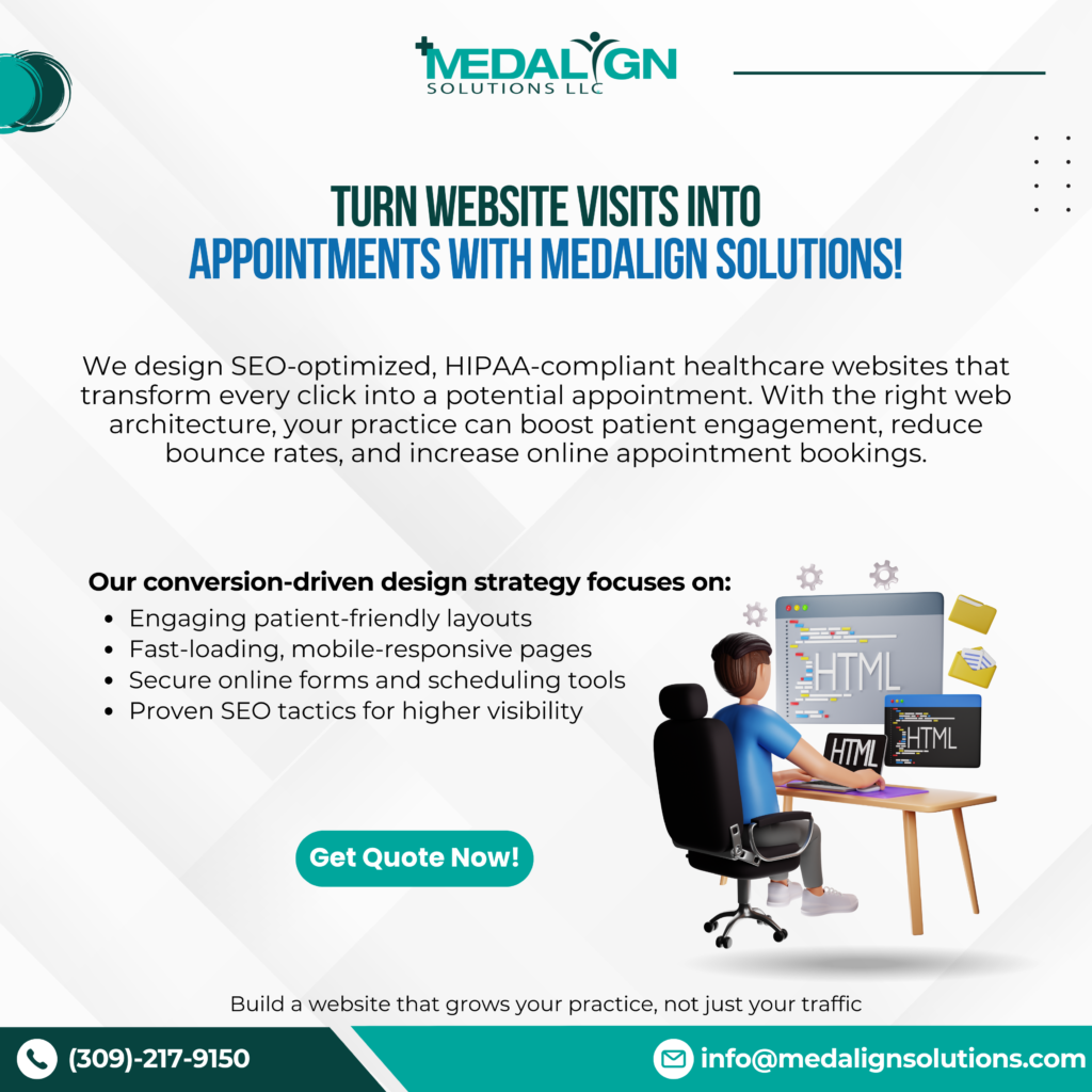 Conversion-Optimized Healthcare Website Design 2025 by MedAlign Solutions