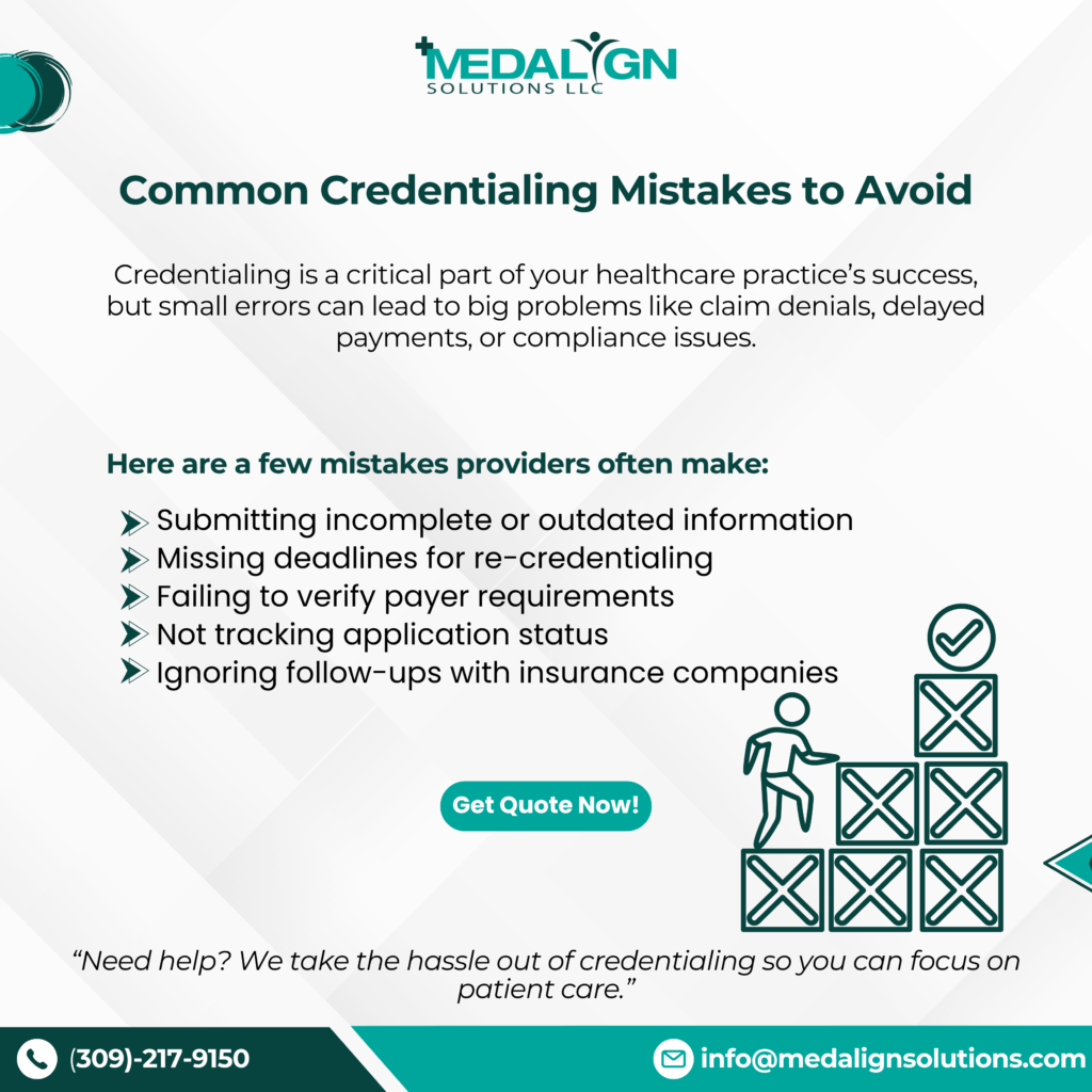 Healthcare administrator avoiding credentialing mistakes by reviewing documents with a checklist.