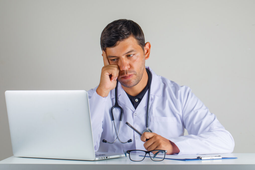Detailed flowchart for managing medical billing denials and insurance claim rejections, showing steps from identification to resolution and prevention